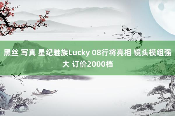 黑丝 写真 星纪魅族Lucky 08行将亮相 镜头模组强大 订价2000档