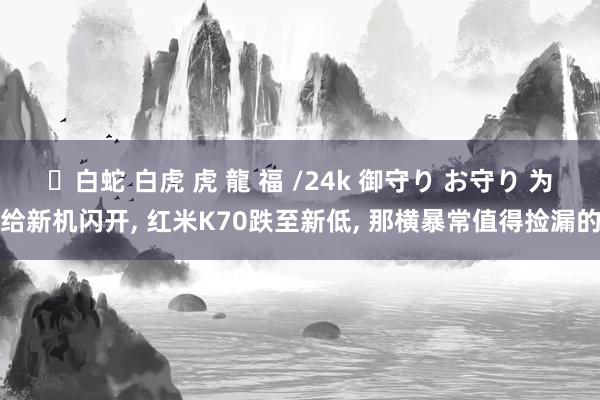 ✨白蛇 白虎 虎 龍 福 /24k 御守り お守り 为给新机闪开， 红米K70跌至新低， 那横暴常值得捡漏的