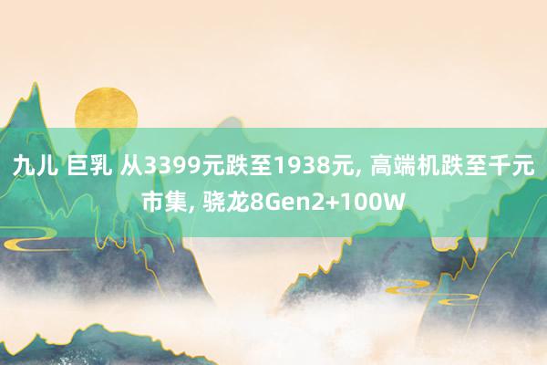 九儿 巨乳 从3399元跌至1938元， 高端机跌至千元市集， 骁龙8Gen2+100W